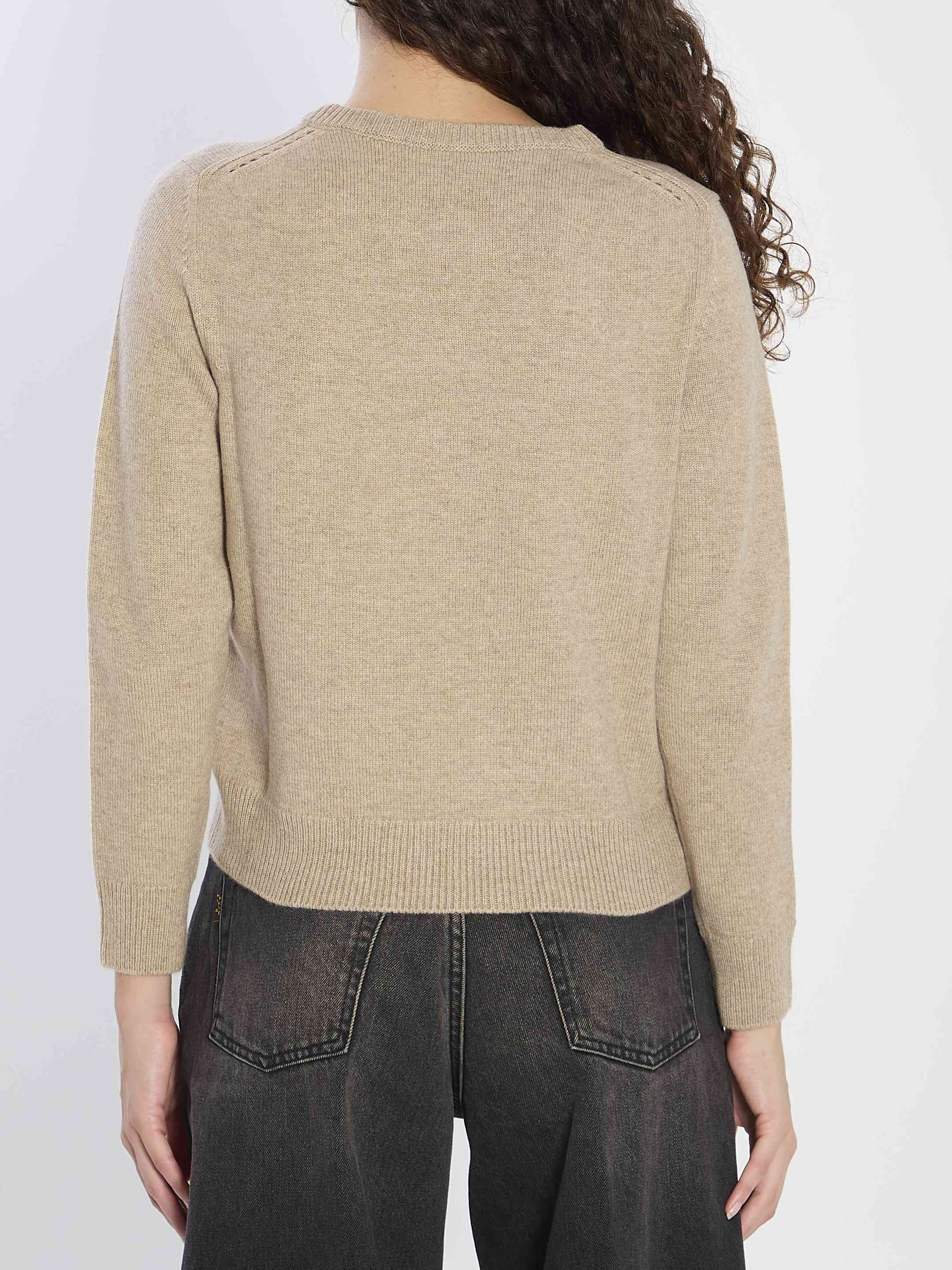 Celine Women Sweater With Triomphe Embroidery - 4
