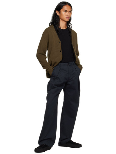Wood Wood Navy Fraser Trousers outlook