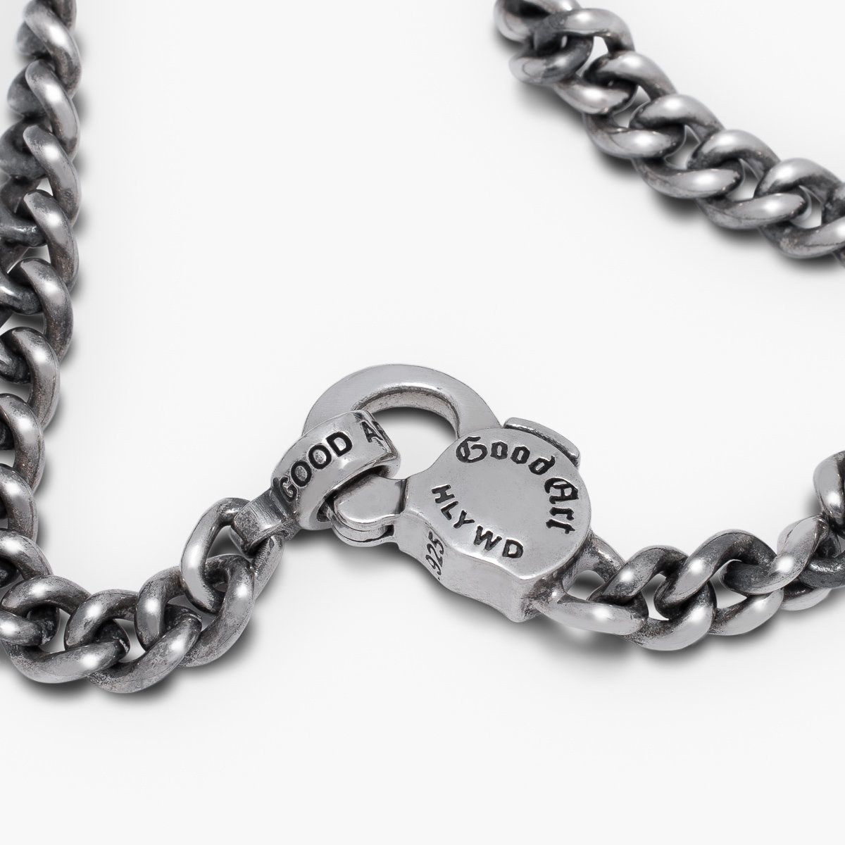 CS-CURBAA30 GOOD ART HLYWD Curb Chain Necklace Link Size AA at 30" - Sterling Silver - 5
