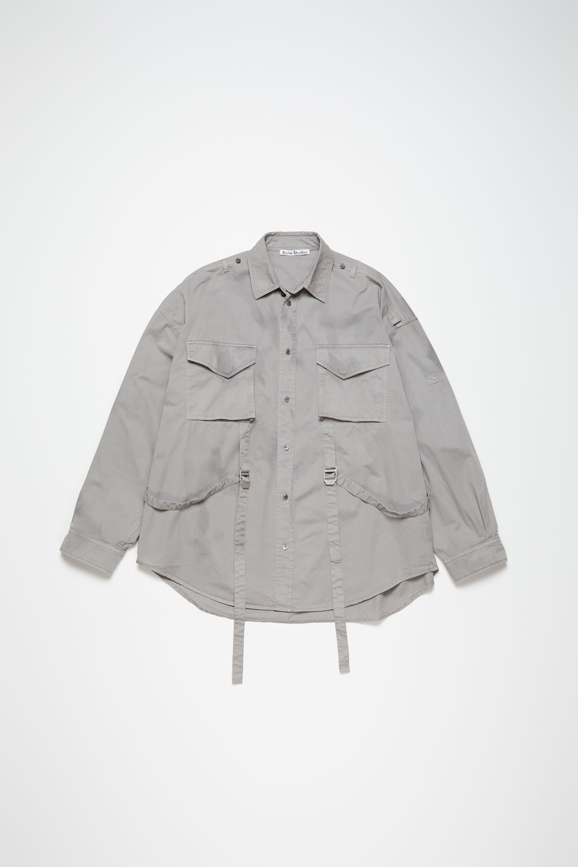 Button-up shirt - Mid Grey - 6