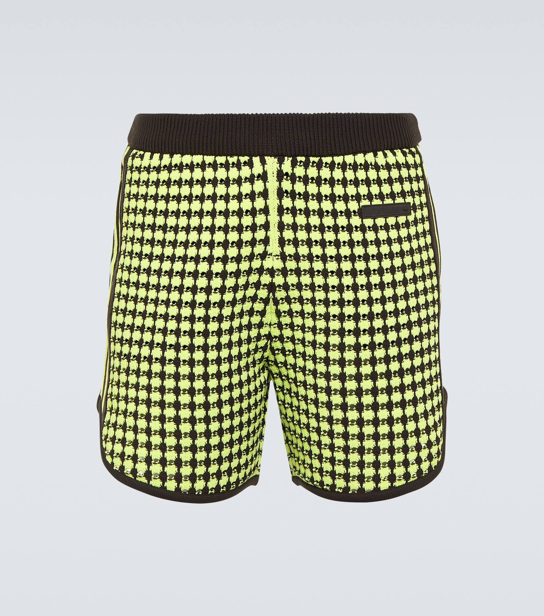 x Wales Bonner waffle-knit shorts - 1