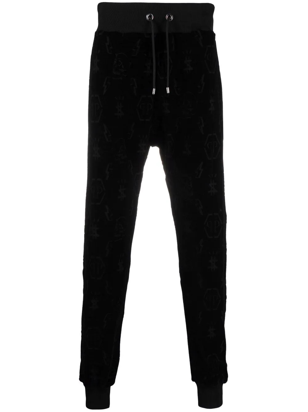 debossed-monogram track pants - 1