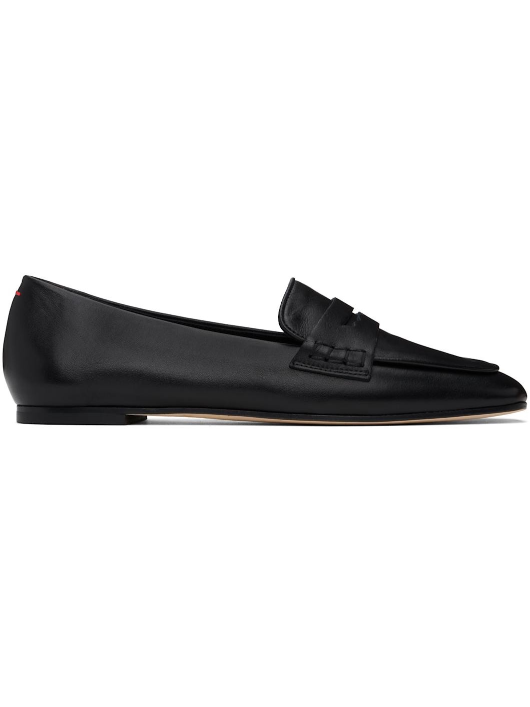 Black Alfie Leather Loafers - 1