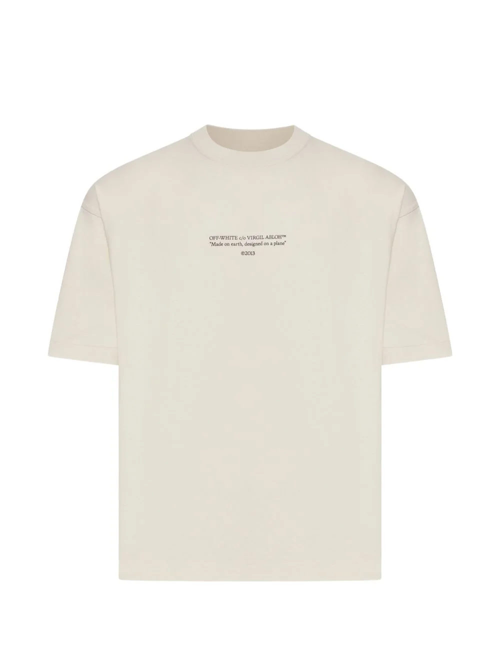 slogan-print T-shirt - 1