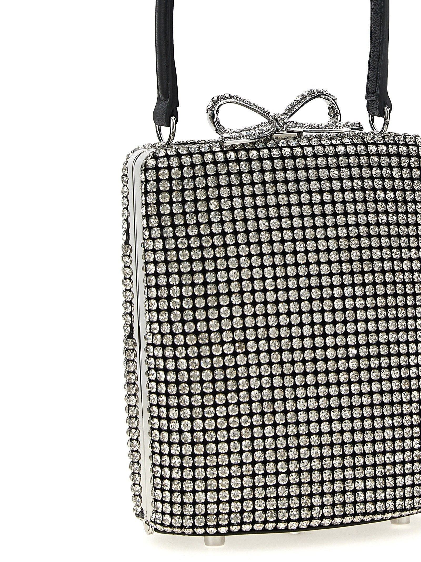 Self Portrait Women 'Silver Crystal Fishnet' Handbag - 3