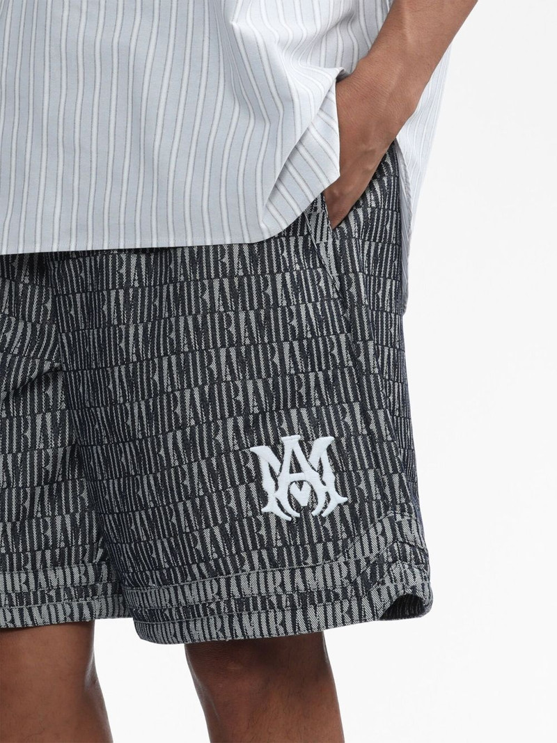 logo-patch cotton shorts 5