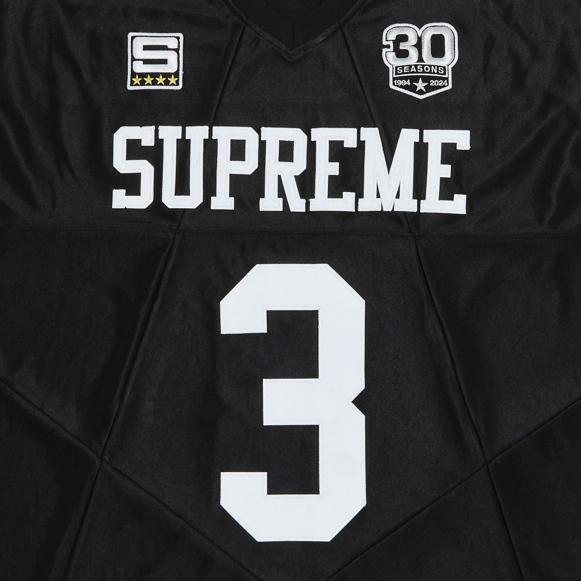 Supreme Supreme Star Football Jersey 'Black' | goat | REVERSIBLE