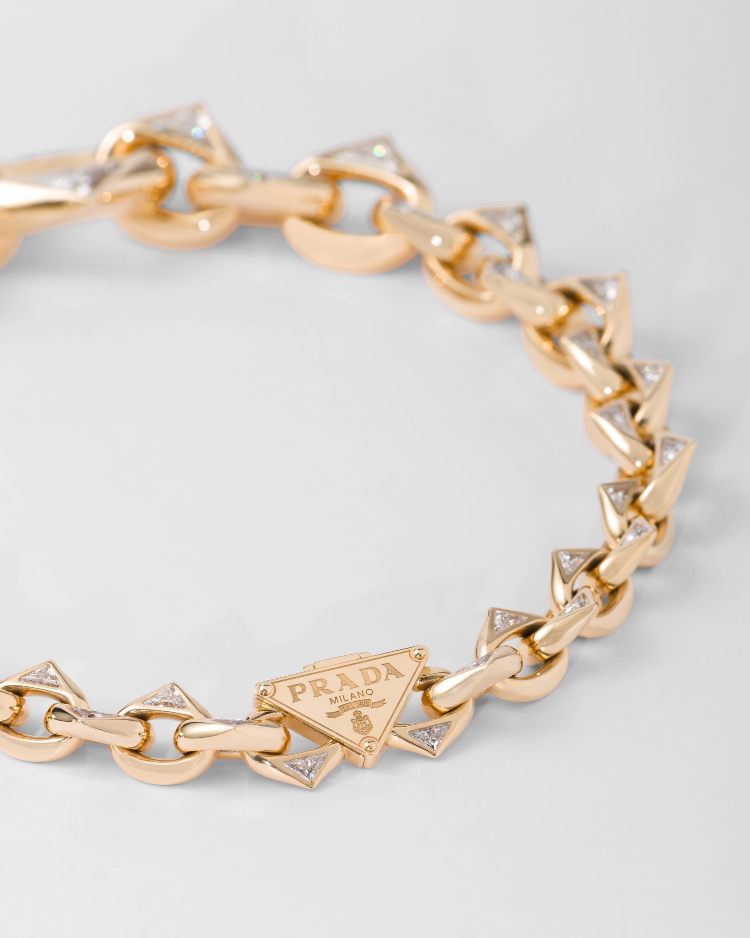 Eternal Gold chain necklace in yellow gold and laboratory-grown diamonds - 3