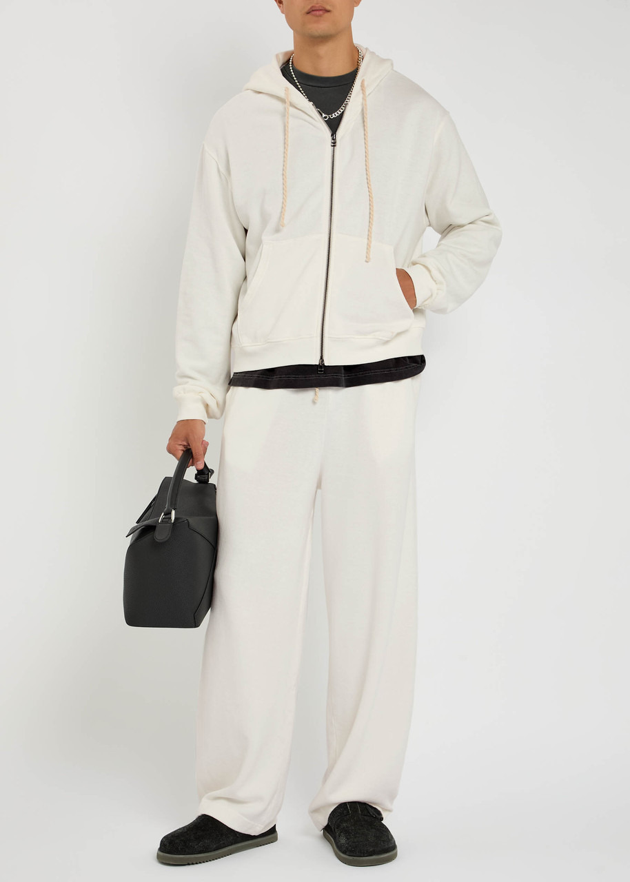 The Elder Statesman Daily Hooded Cotton and Cashmere-blend Sweatshirt - 4