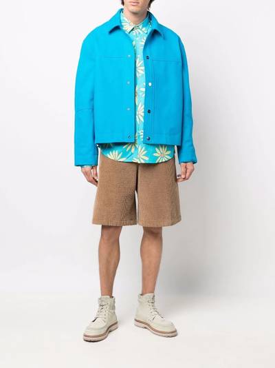 JACQUEMUS Le Blouson Giardino canvas jacket outlook