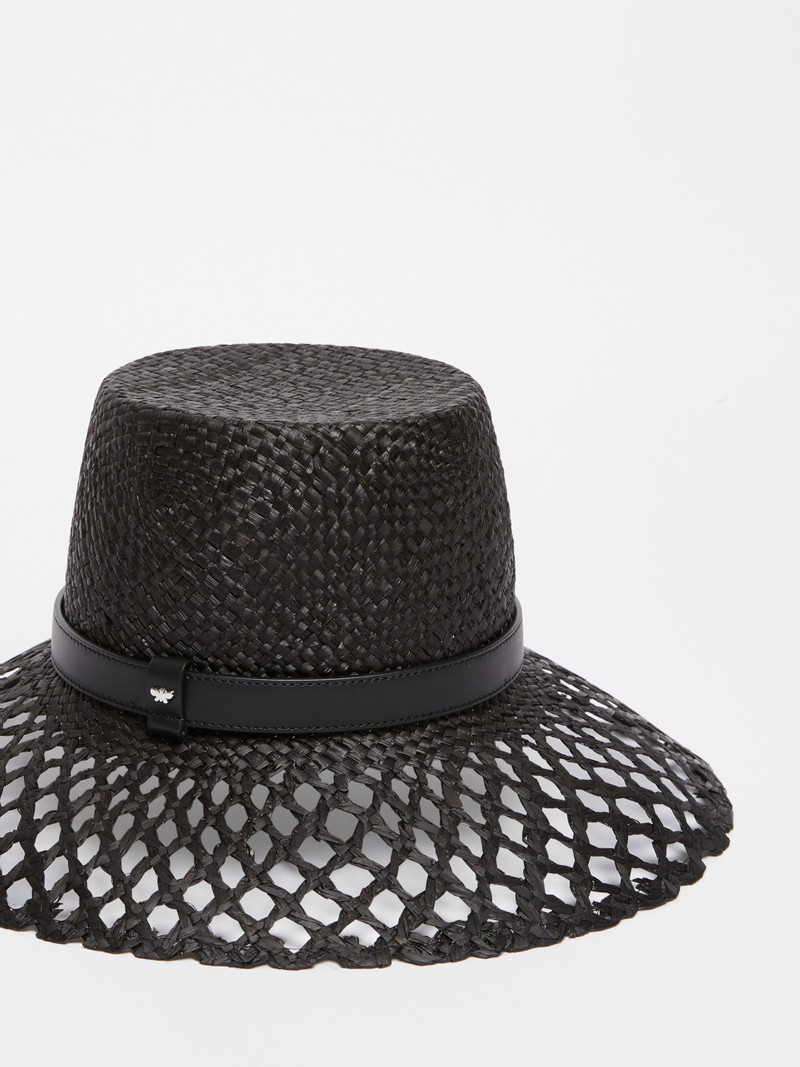 WEEKEND Max Mara ELISEO Perforated raffia hat outlook