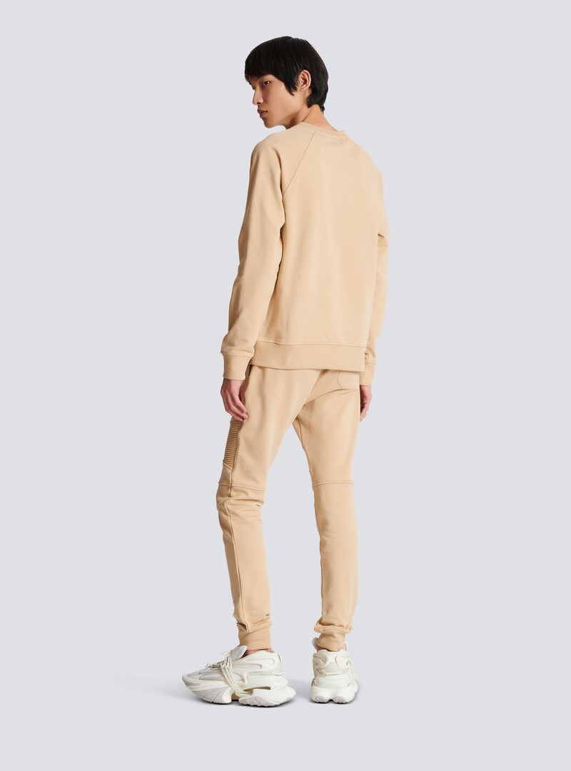 Flocked Balmain sweatshirt 4
