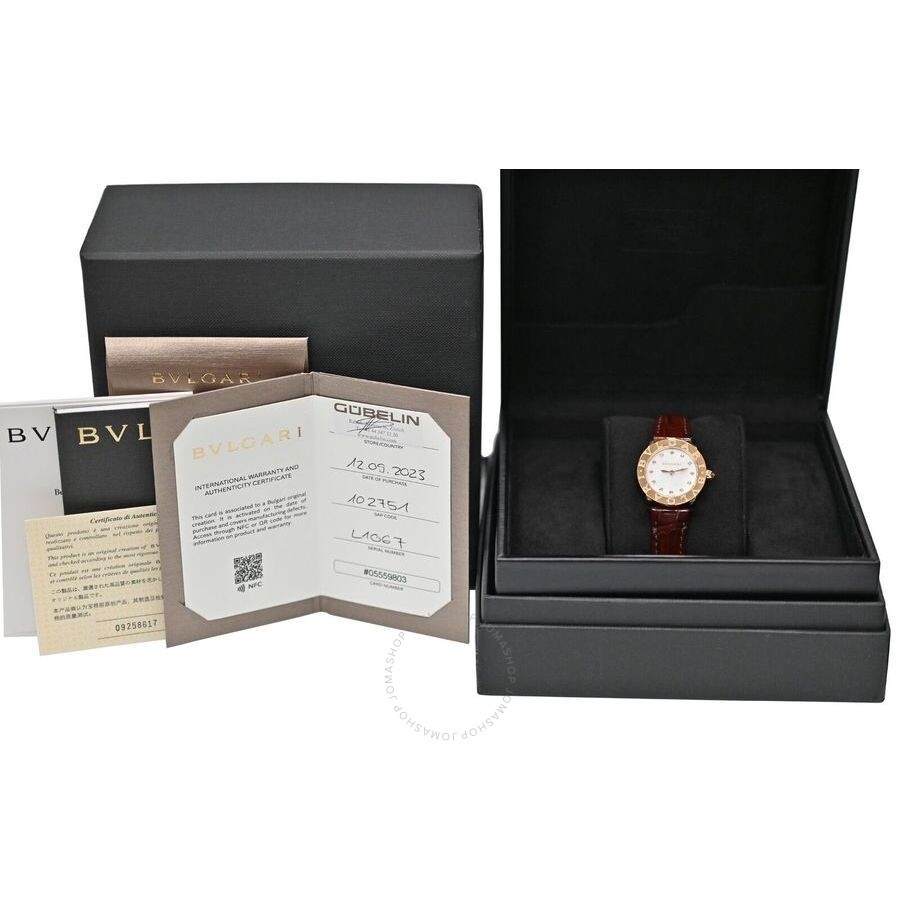 Pre-owned Bvlgari Bvlgari Quartz Diamond Ladies Watch 102751 - 4