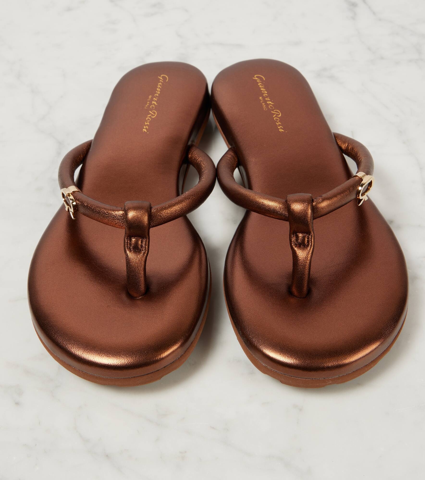 Fiji leather thong sandals - 5