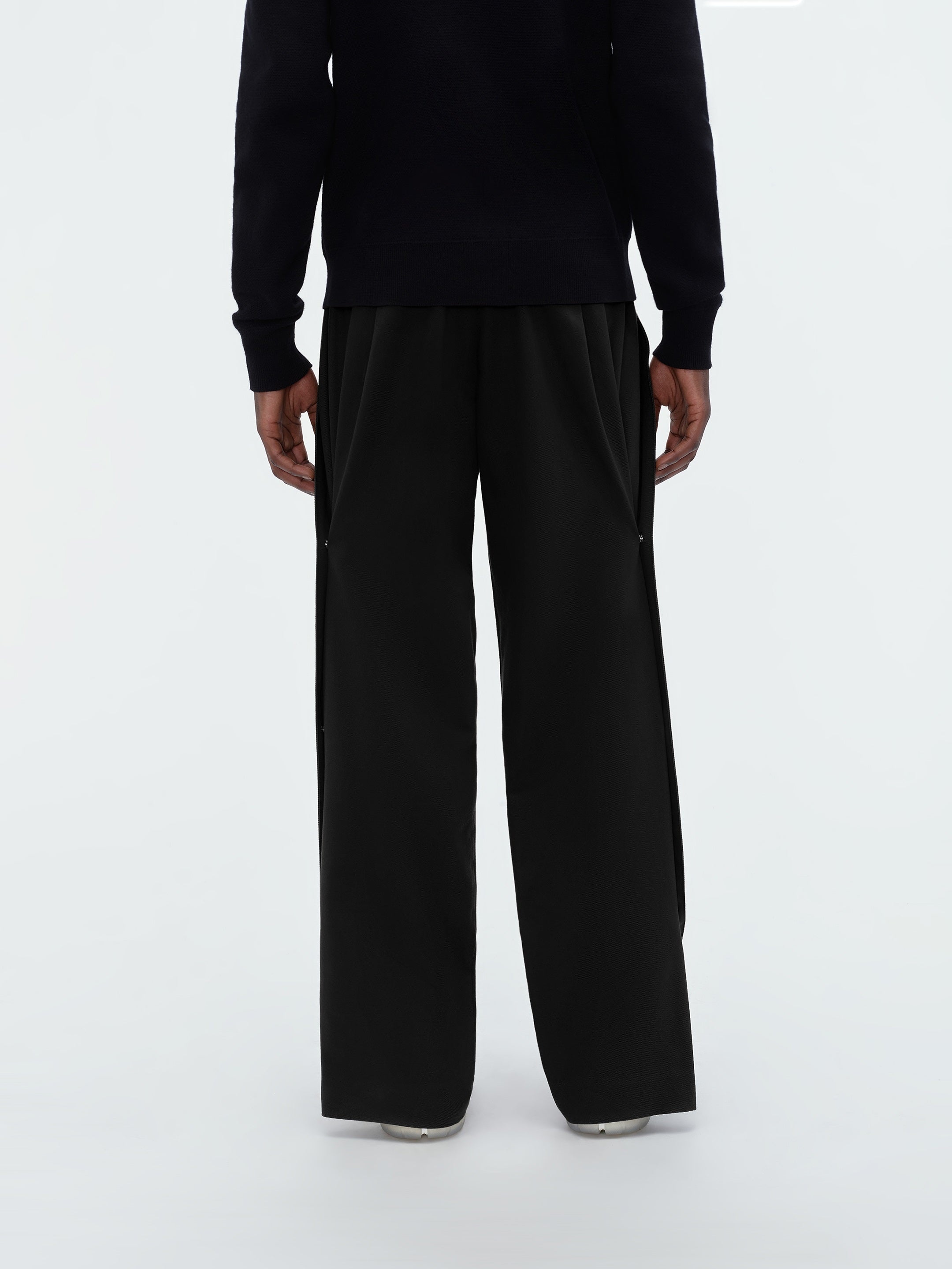 SIDE PLEAT SNAP PANT - 8