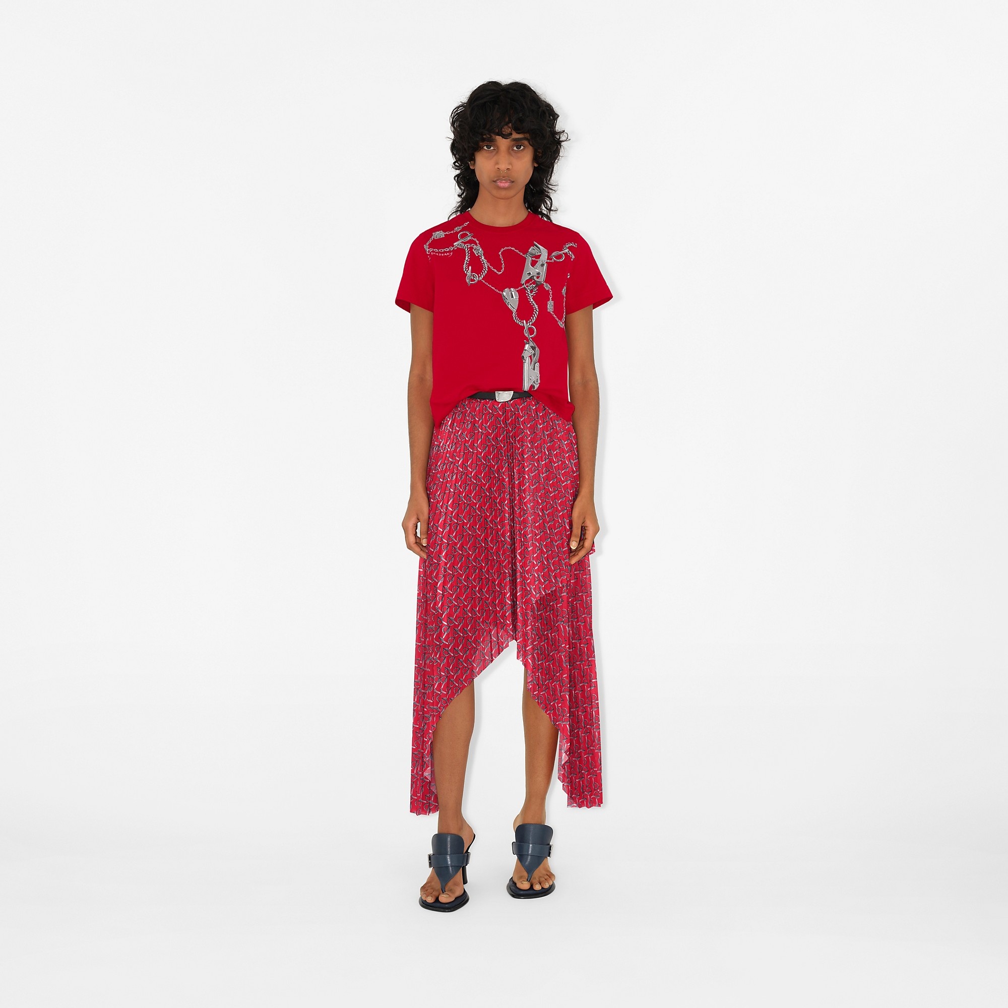 Boxy Knight Hardware Cotton T-shirt - 2
