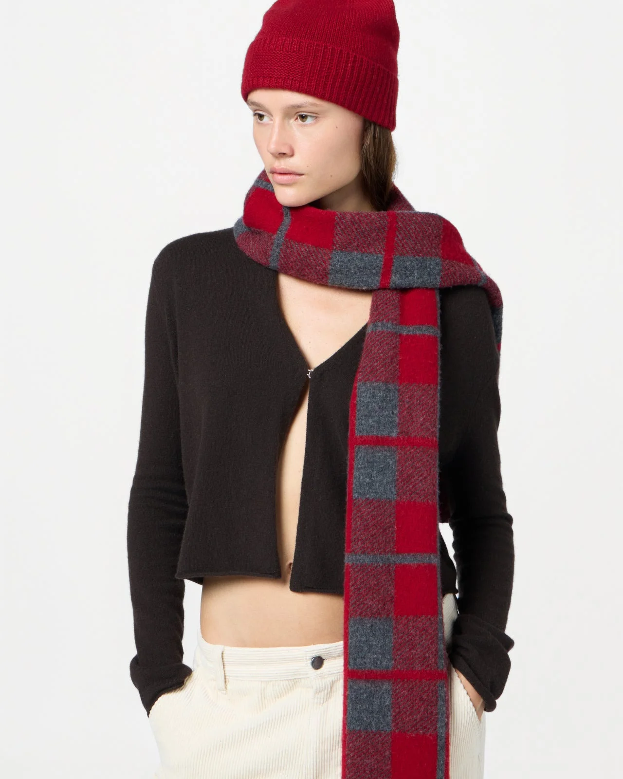 The Plaid Big Scarf - 1