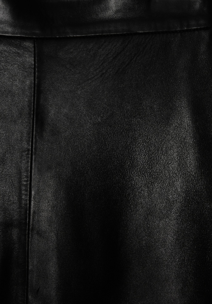 LEATHER SKIRT 76 BLACK - 5