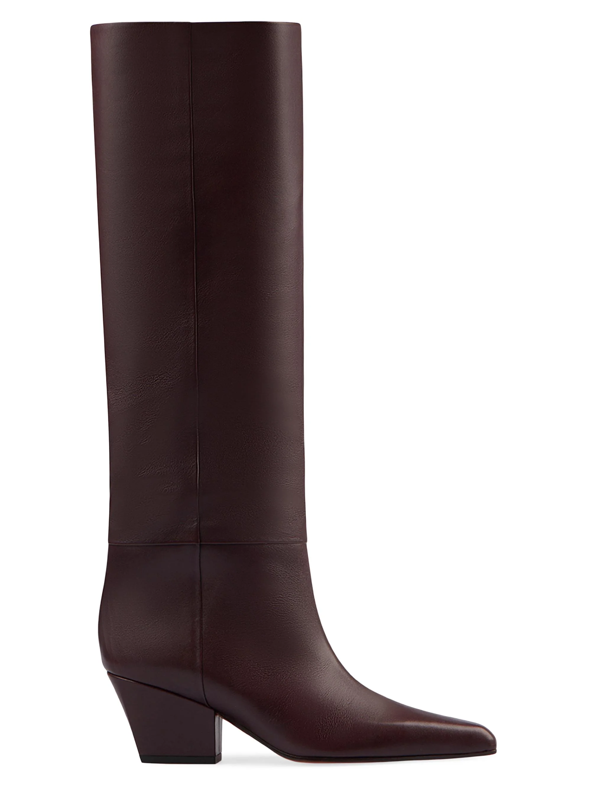 Women's Jane Leather Knee-High Boots - Mocha - 1
