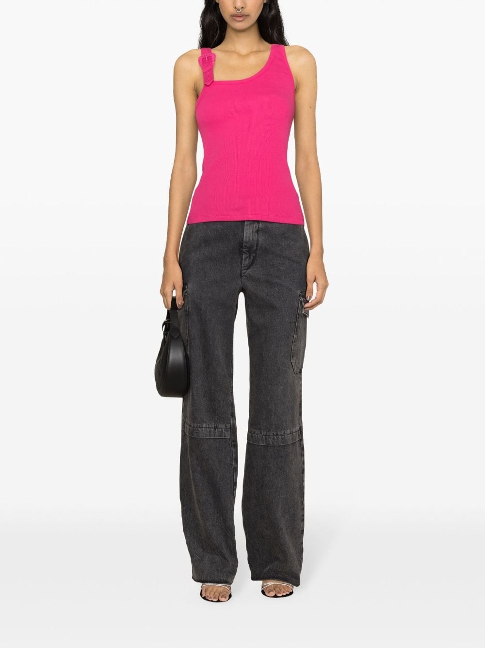 buckle-embellished tank top - 3
