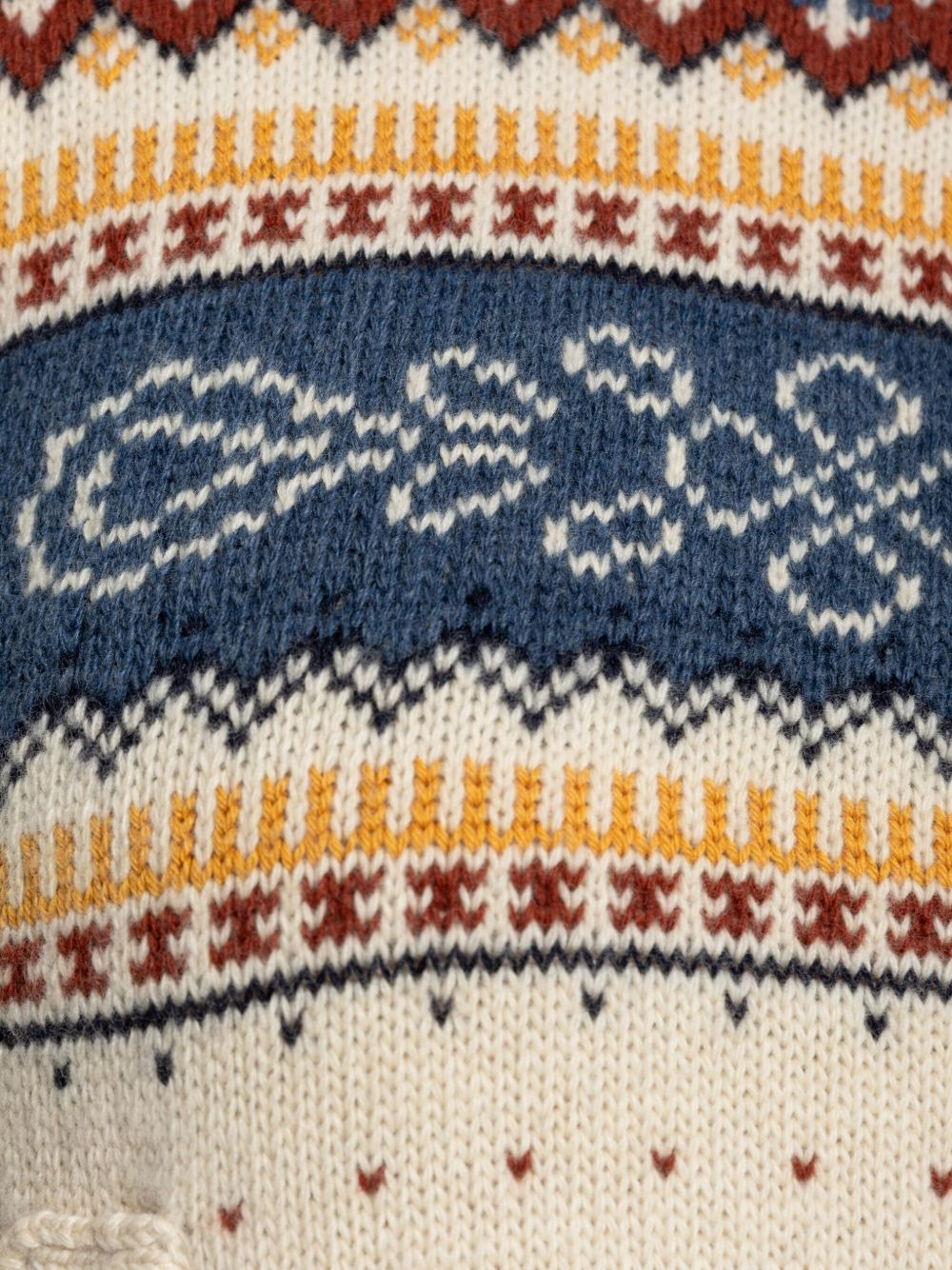 patterned hooded sweater - 4