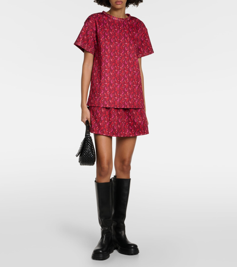 Max Mara Balocco embellished floral midi skirt outlook