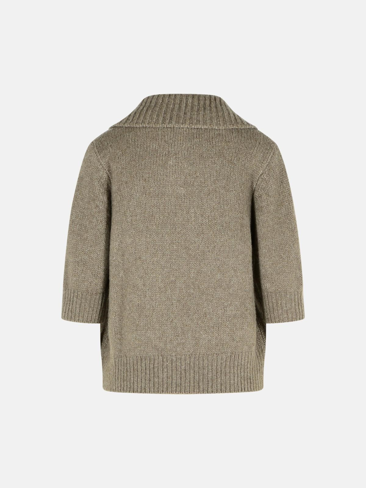 'LAILAI' CASHMERE NOUGAT SWEATER - 3