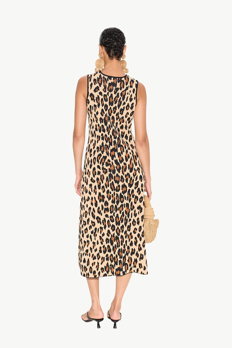 Knits By Axon Sleeveless Dress in Cheetah 3