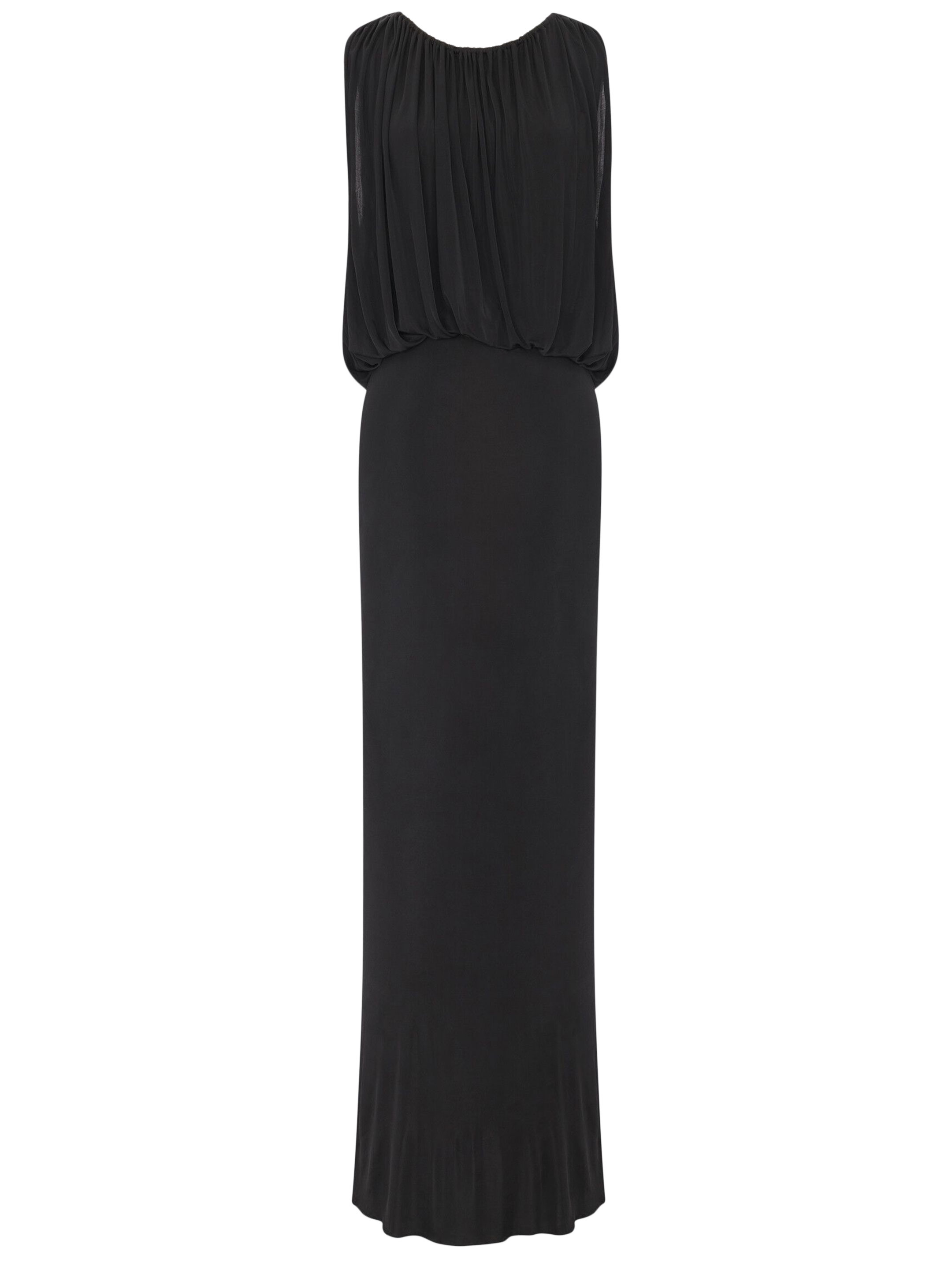 Long dress in shiny jersey - 1