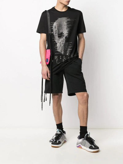 PHILIPP PLEIN Skull crystal-embellished T-shirt outlook