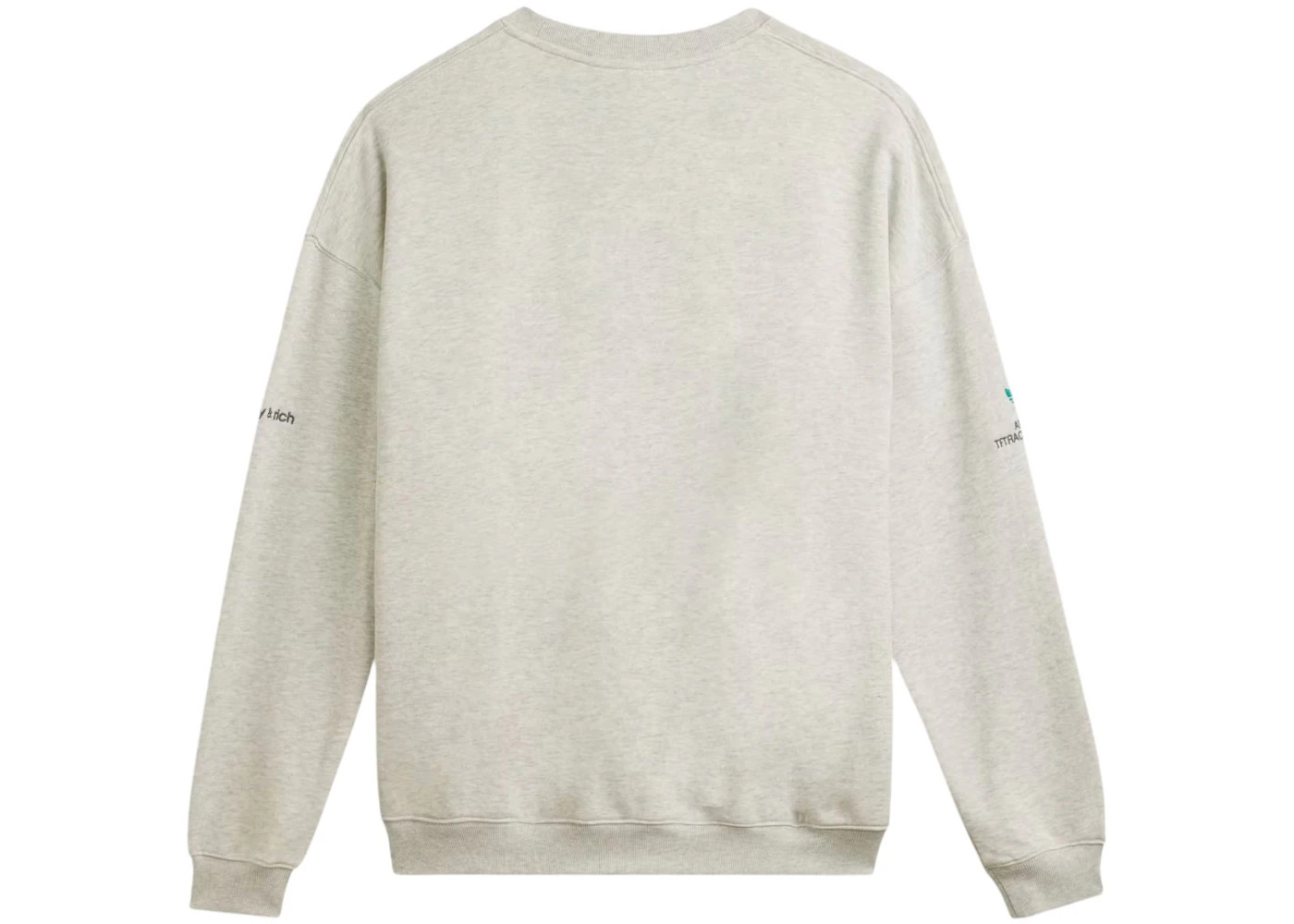 adidas Sporty & Rich Women's Sweater Light Grey Heather - 2