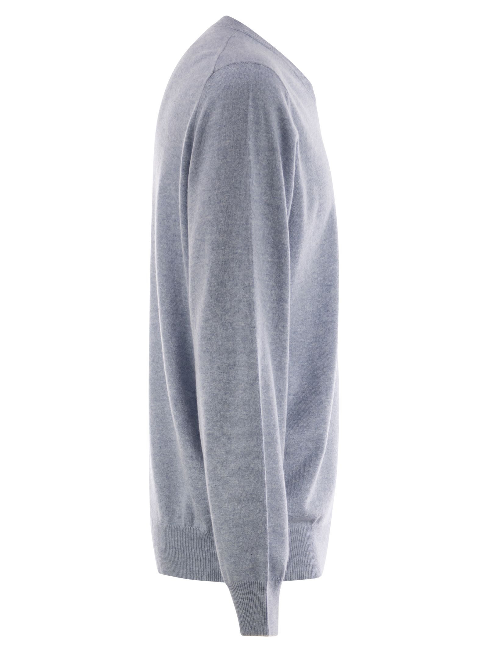 Brunello Cucinelli Men Pure Cashmere Crew-Neck Sweater - 3