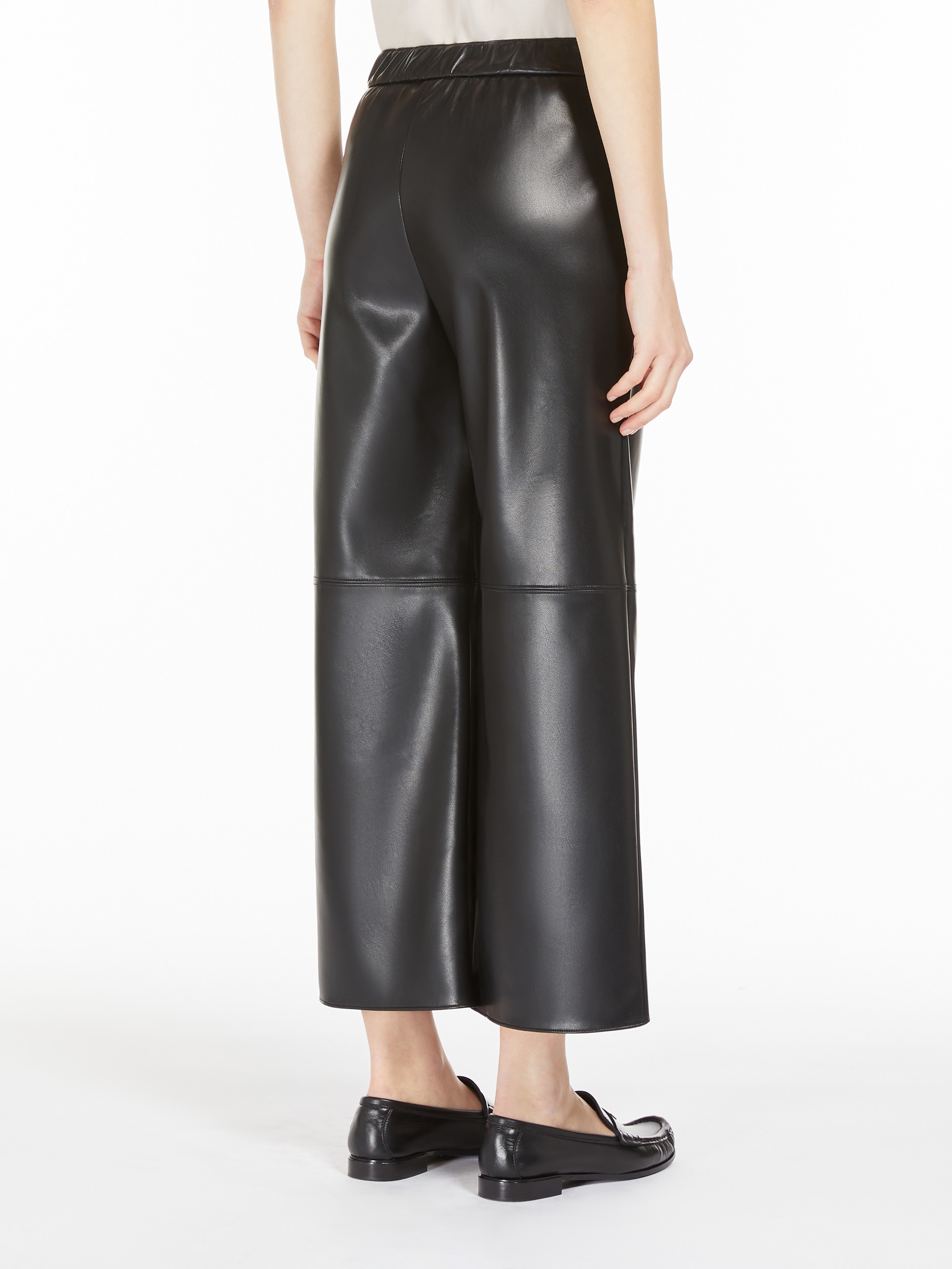 LUCIANA Coated fabric trousers - 4