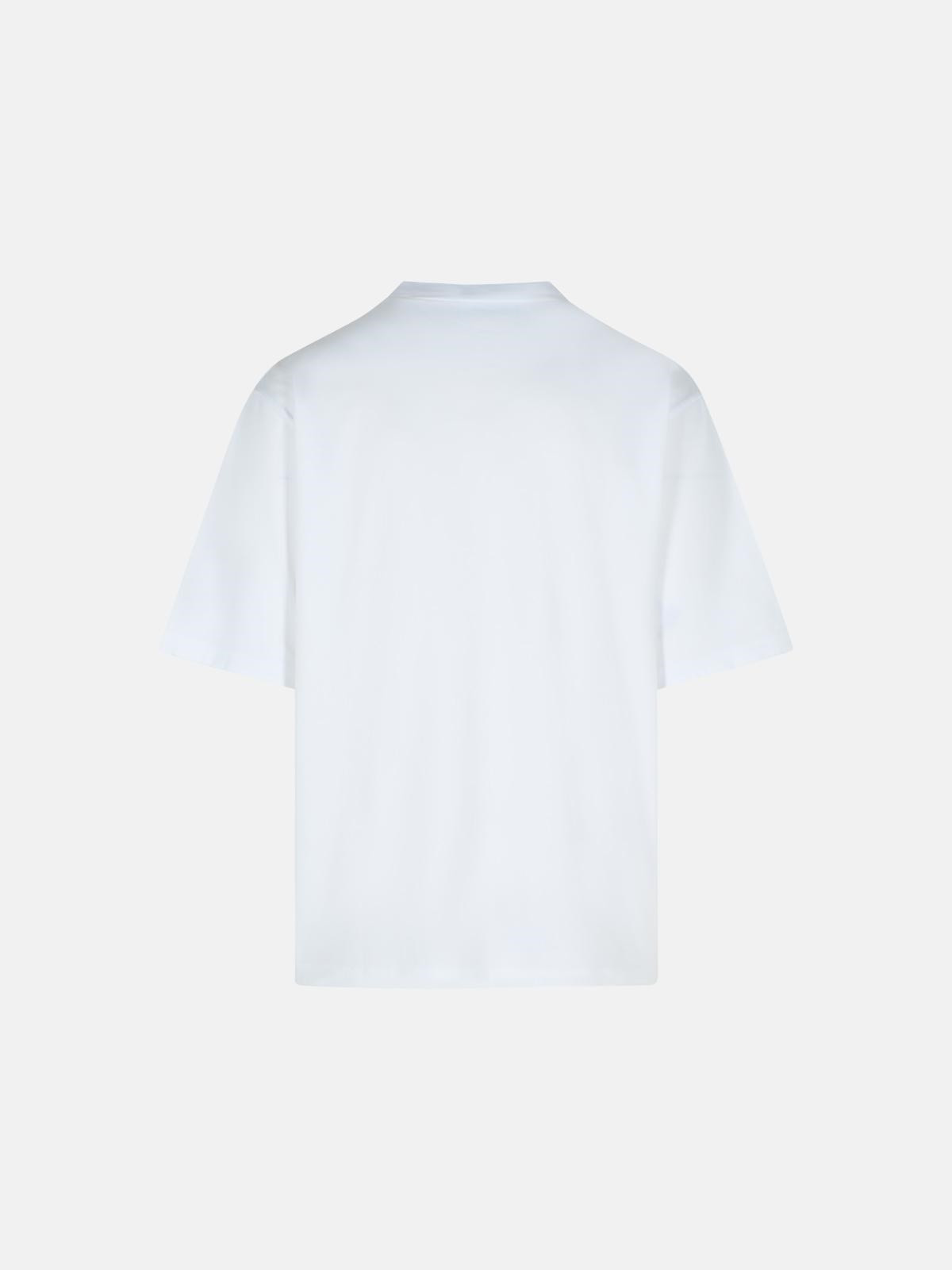 WHITE COTTON T-SHIRT - 3