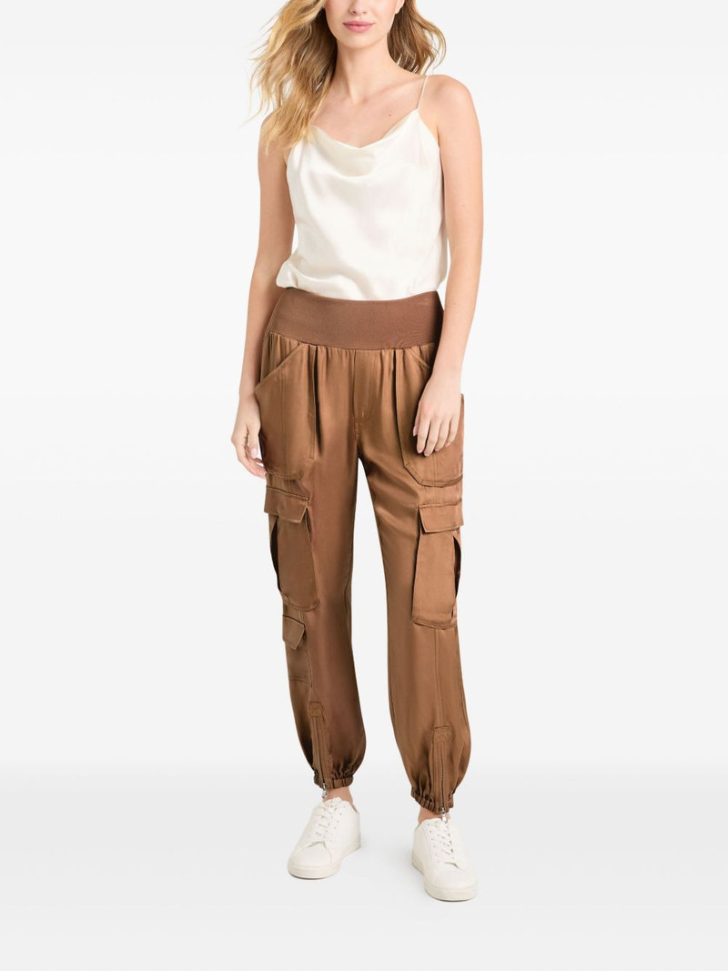 Cinq à Sept Raven elasticated-waist cargo trousers outlook