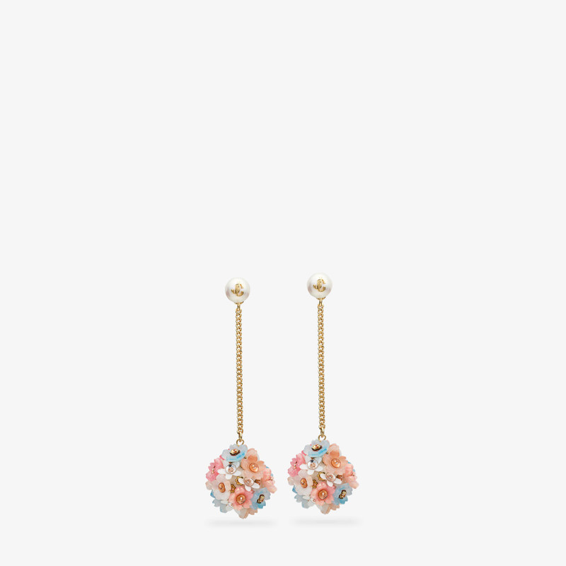 Daisy Pearl Drops
Gold Finish Metal Earrings with Daisies & Pearls 1