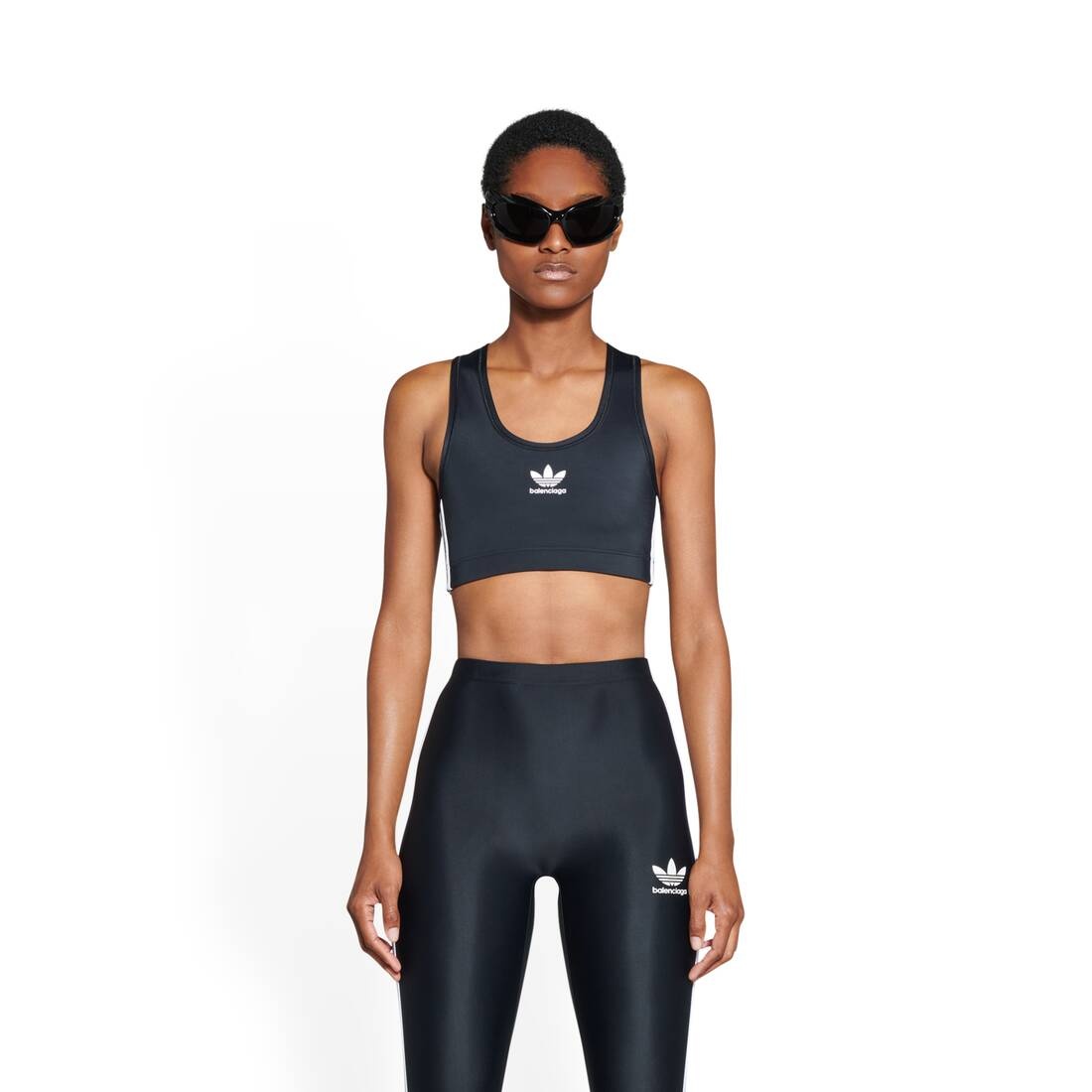 BALENCIAGA Women's Balenciaga / Adidas Athletic Bra in Black