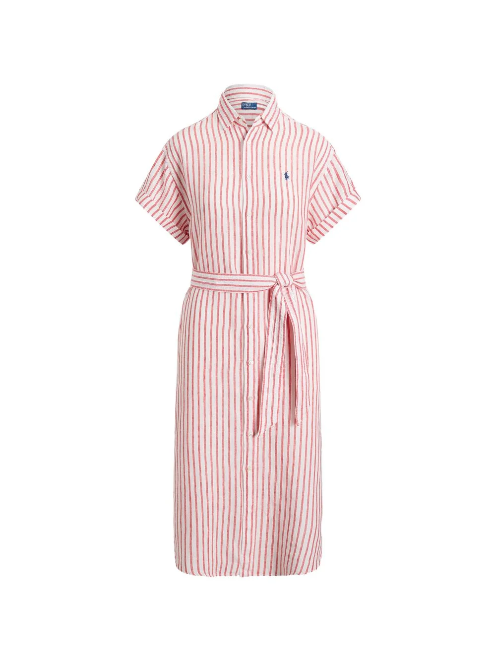 striped shirtdress - 1
