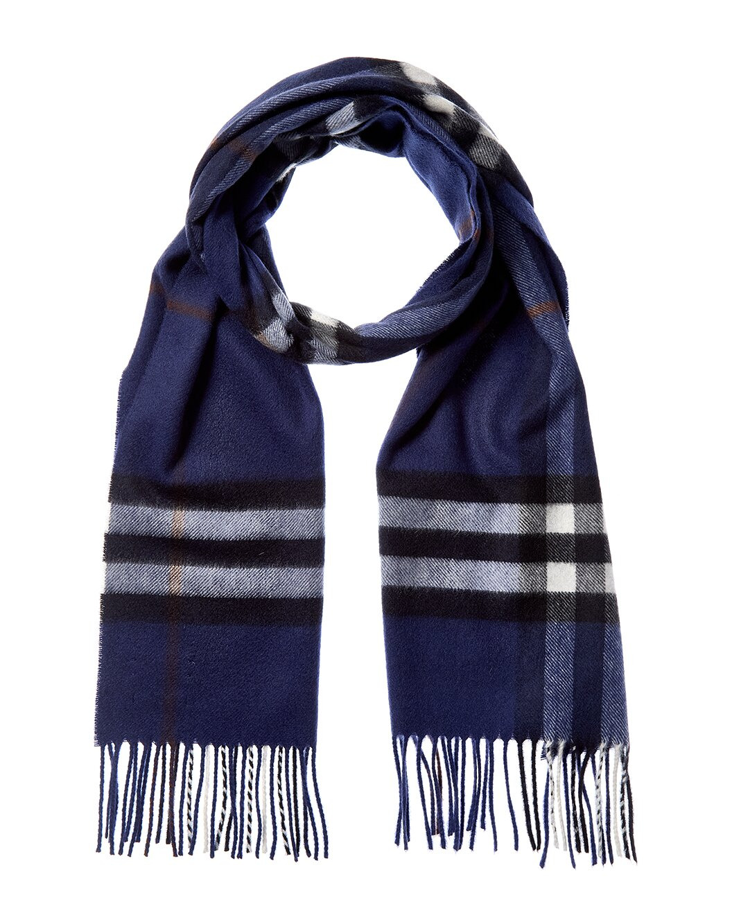 Burberry Check Cashmere Scarf - 1