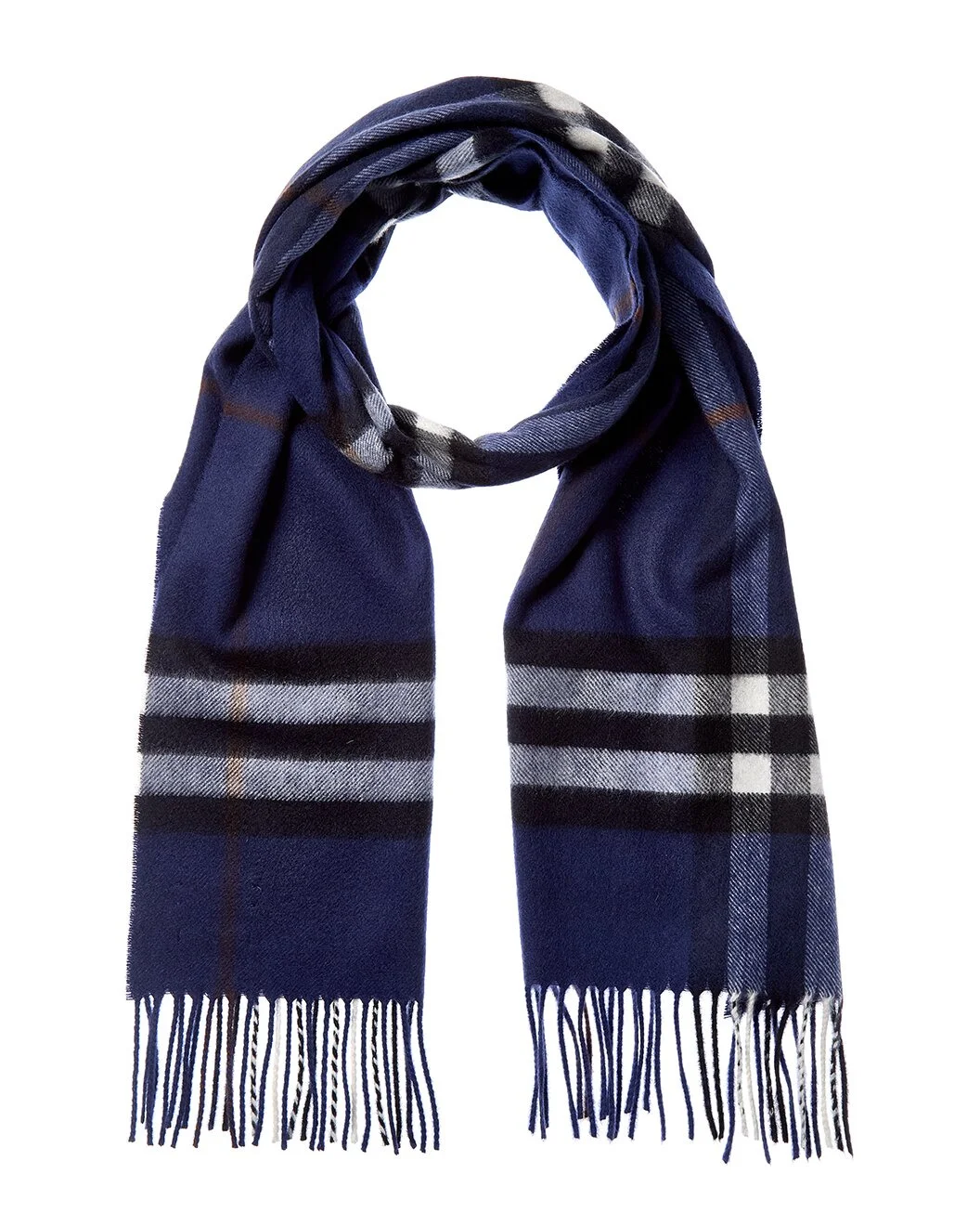Burberry Check Cashmere Scarf - 1