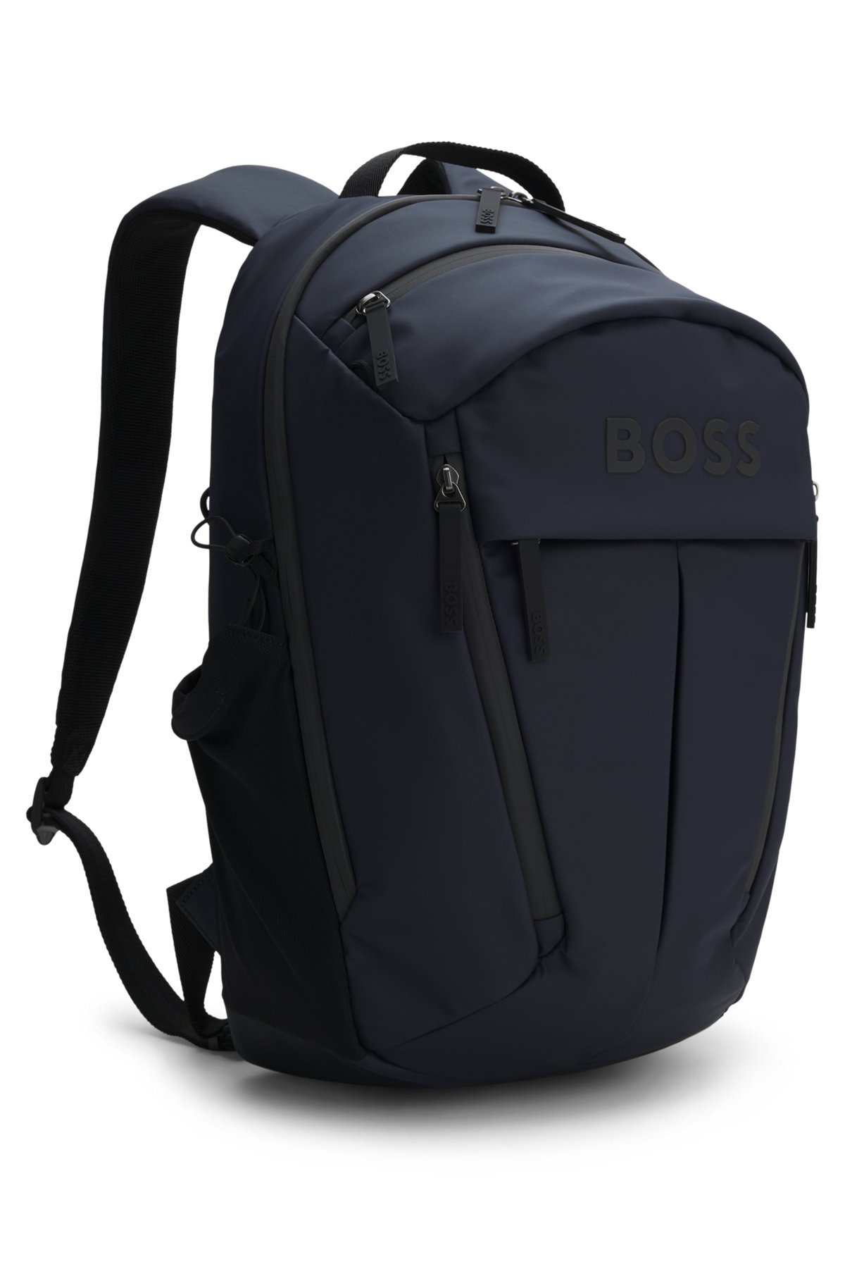 FAUX-LEATHER BACKPACK WITH LOGO DETAIL - 5