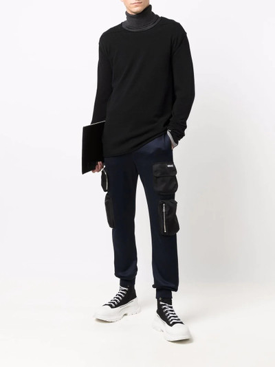 Balmain contrast-trim jumper outlook