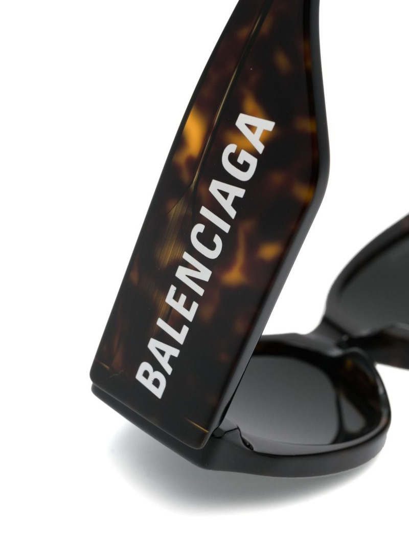 logo-print biker sunglasses 3