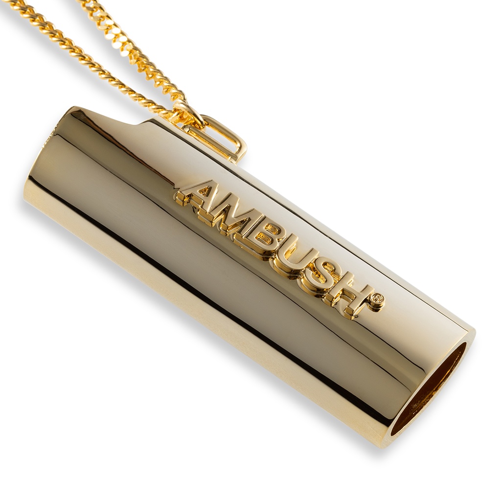 AMBUSH LOGO LIGHTER CASE NECK - GOLD - 2