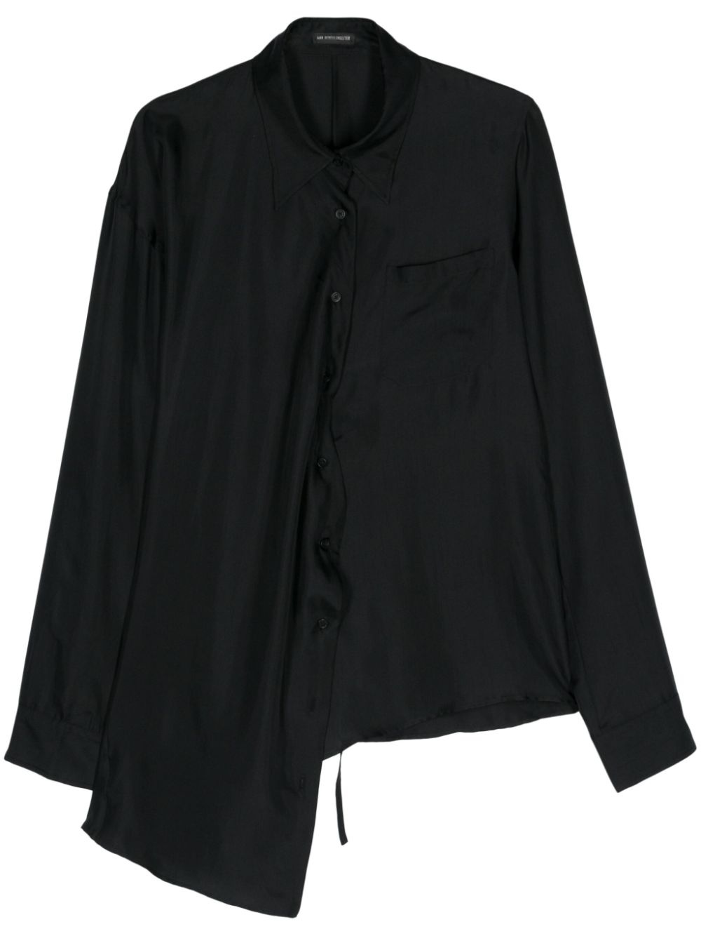 Amatus asymmetric silk shirt - 1