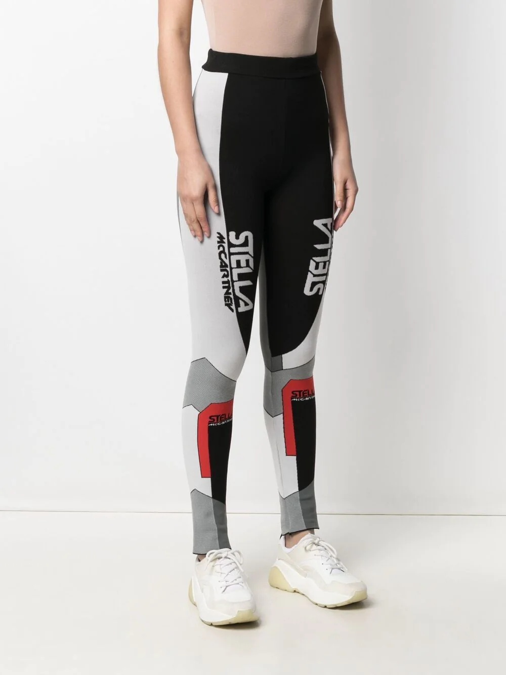 Sporty logo-print leggings - 3