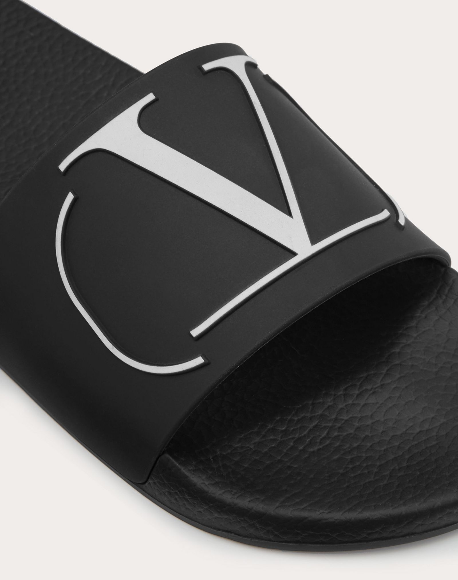 VLogo Signature Rubber Slide Sandal - 5