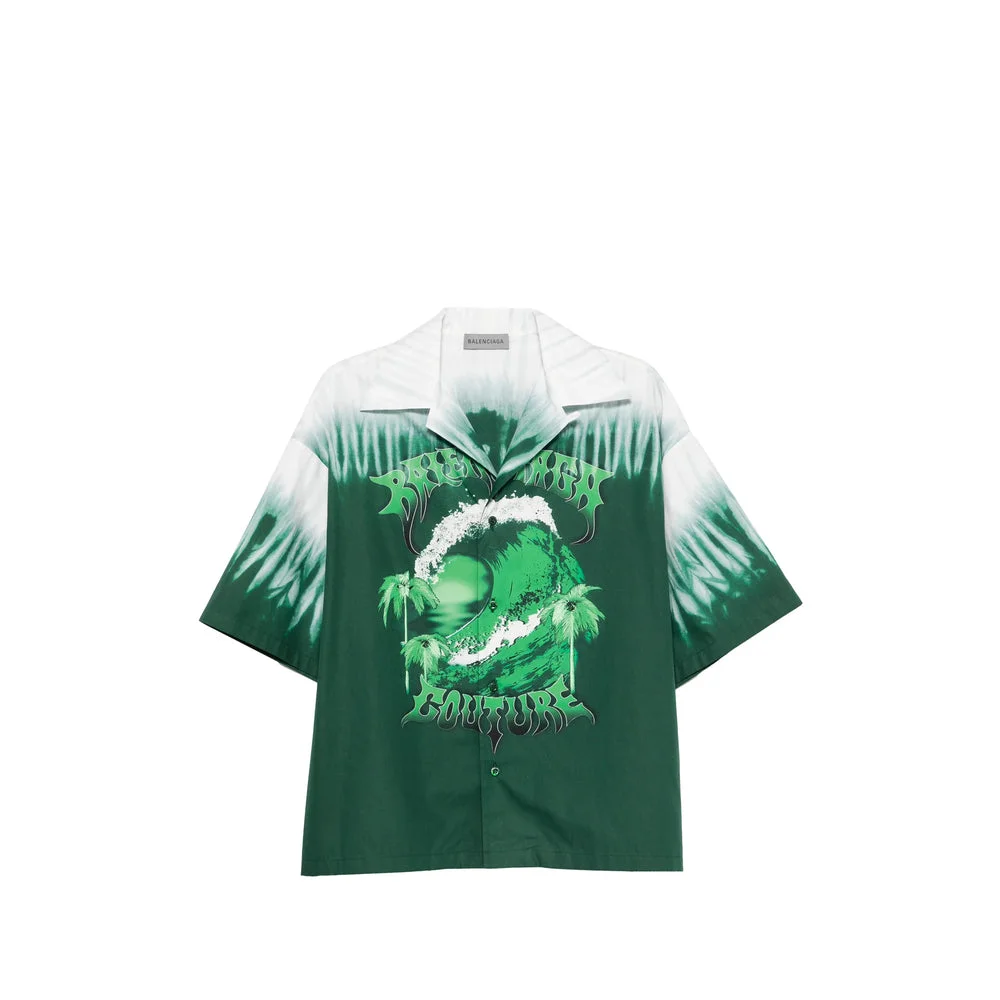 Balenciaga Green Shirts Men - 1