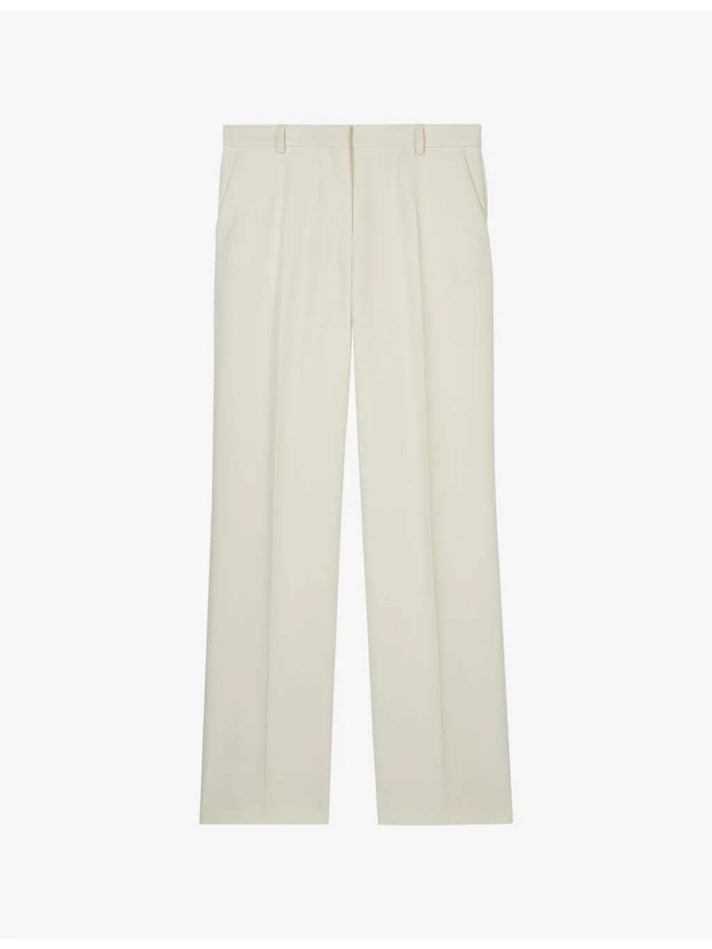 Straight-leg high-rise stretch-woven trousers - 1