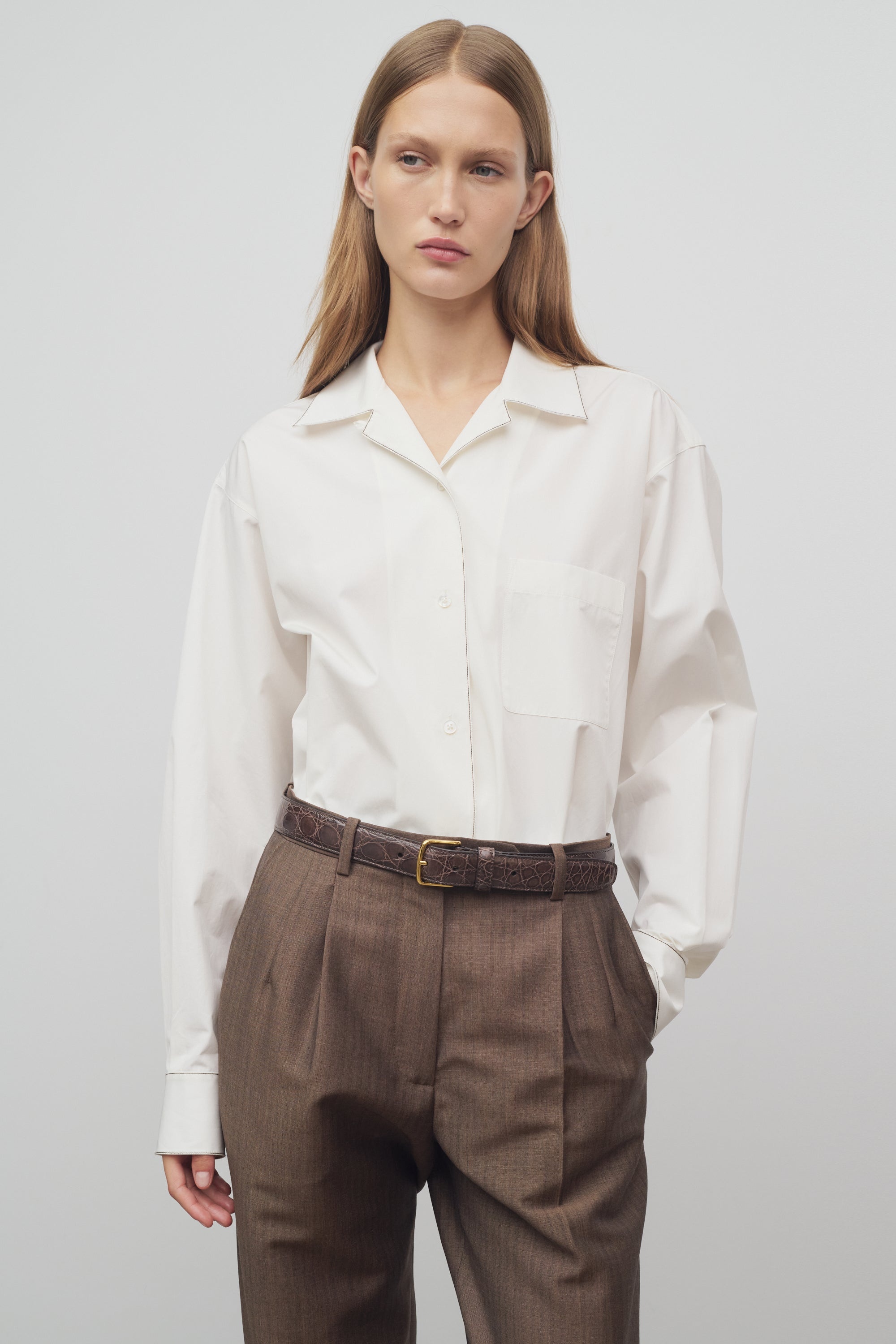 Ashlin Shirt in Cotton - 3